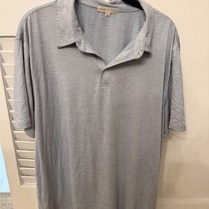 Onia Men's Light Blue Polo Shirt